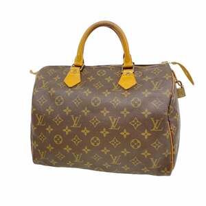 LOUIS VUITTON Brown Monogram Speedy 30 Bag